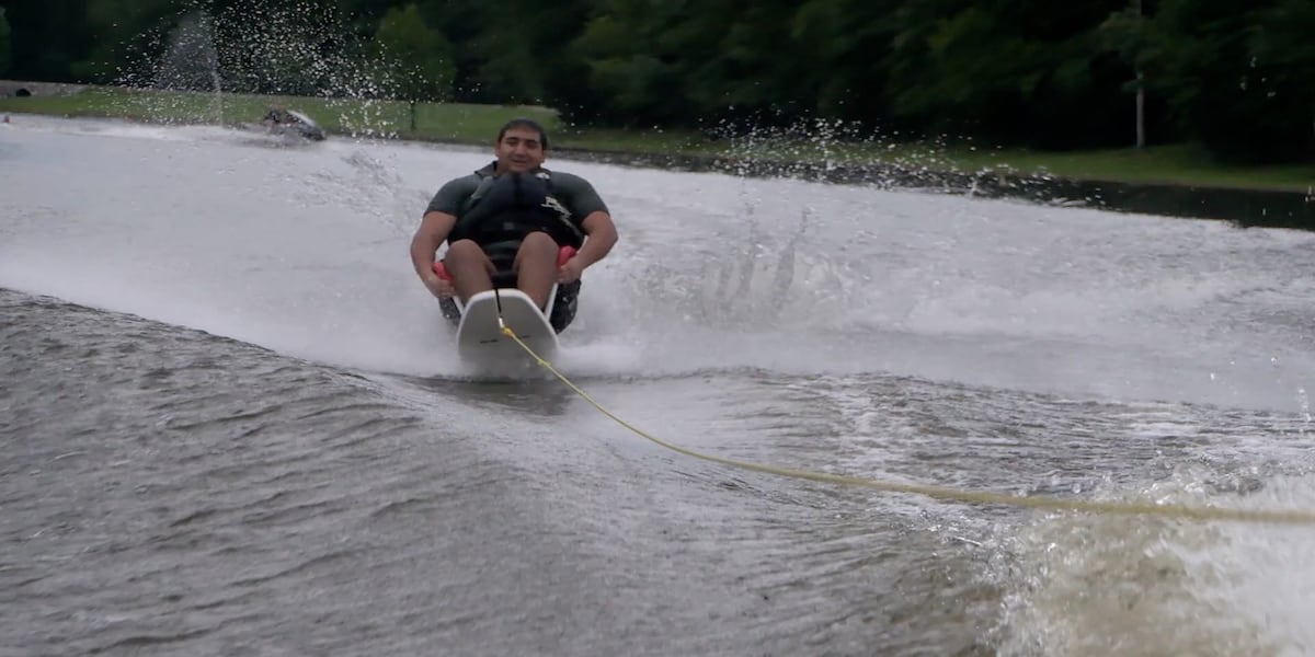Adaptive water ski clinic helps participants build confidence on the water