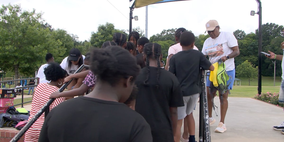 Tupelo man teams up to give away backpacks, school supplies