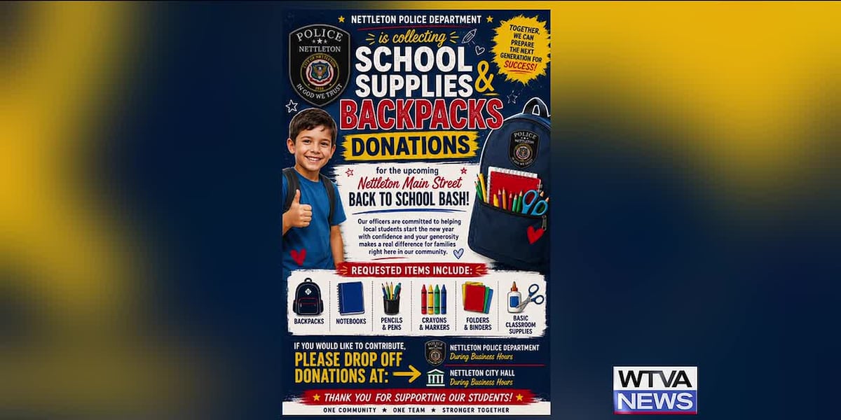 Interview: Nettleton police hosting back-to-school drive
