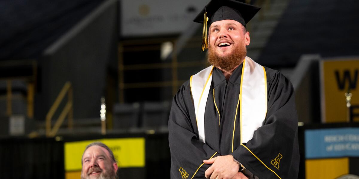 Country singer Luke Combs given honorary degree during college graduation