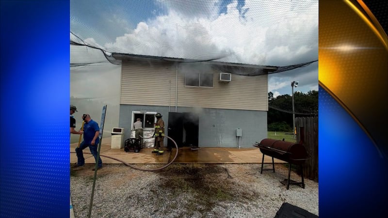 A fire damaged Eupora's Gary Park concession stand and office on Friday, Aug. 7, 2026.
