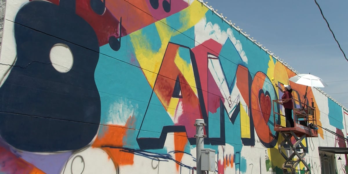 New mural to brighten city's main street