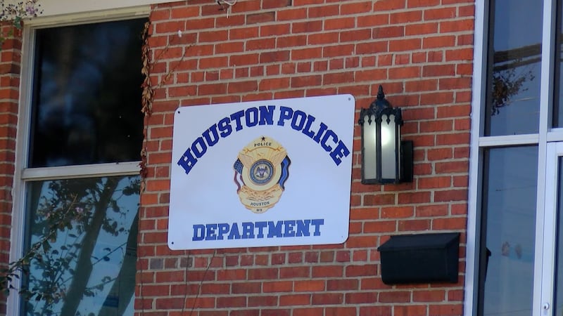 The Houston Police Department building in Houston, Miss.