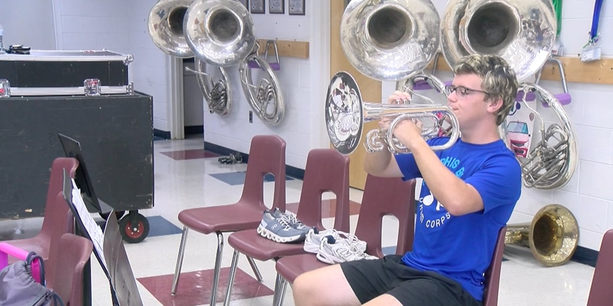 New Albany band student plays on national stage