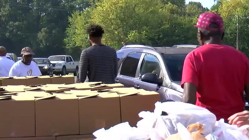 Food Giveaway in Eutaw