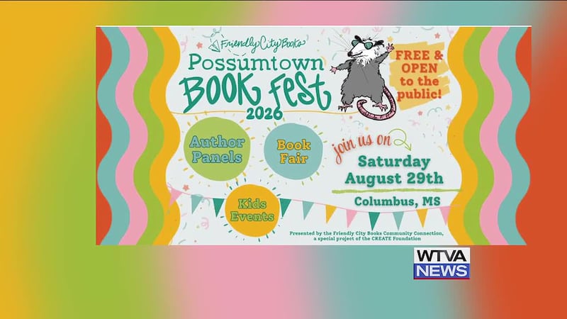 Friendly City Books is hosting the third annual Possumtown Book Fest on Aug. 29.