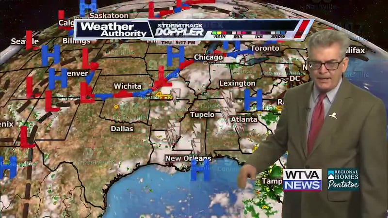 Isolated to widely scattered showers and thunderstorms will be possible on our Friday