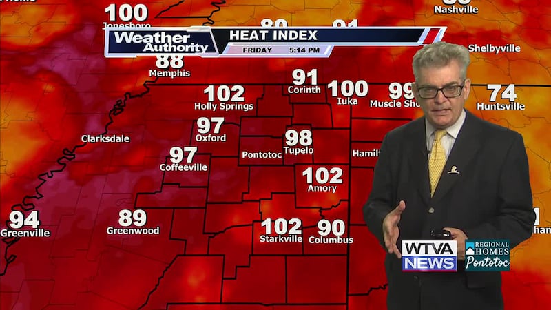 More isolated to scattered showers and thunderstorms for this week