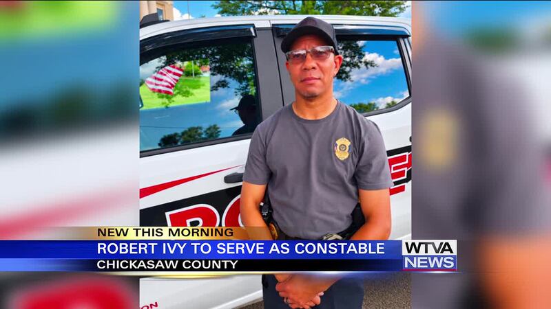 Robert Ivy fills vacancy of Chickasaw County constable after the death of Billy Voyles.