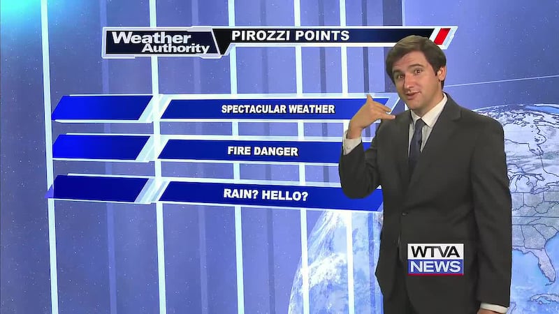 Another picture perfect week weather wise, but no rain in that forecast.