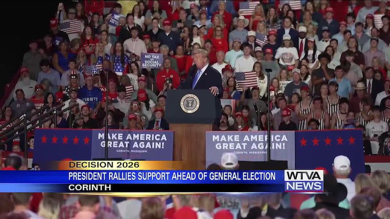 Pres. Donald Trump stumped for Cindy Hyde-Smith ahead of the midterms in Mississippi.