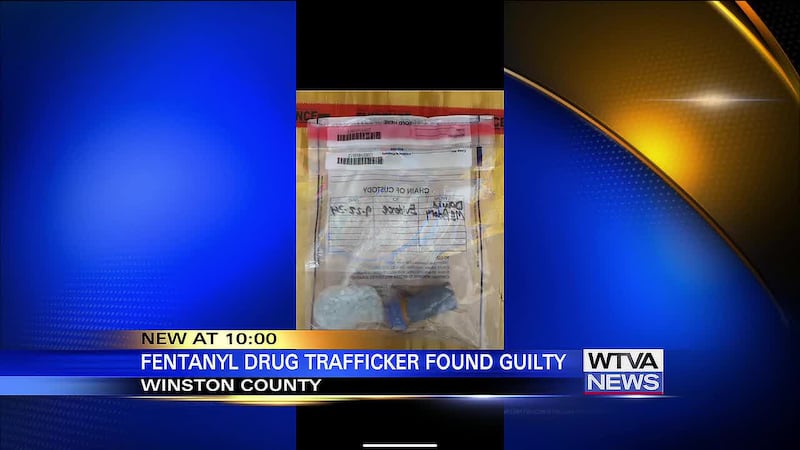 A Louisville man has been found guilty of trafficking fentanyl.