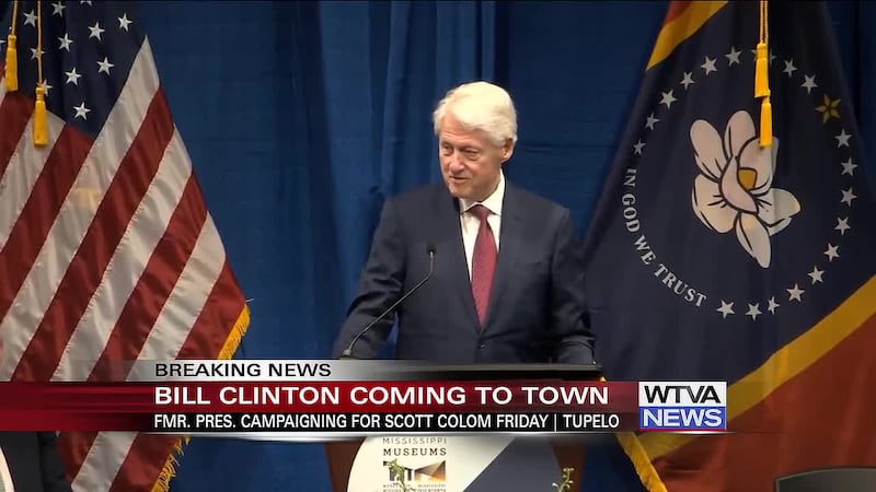 The 42nd president will appear in the All America City to campaign for Scott Colom and other...