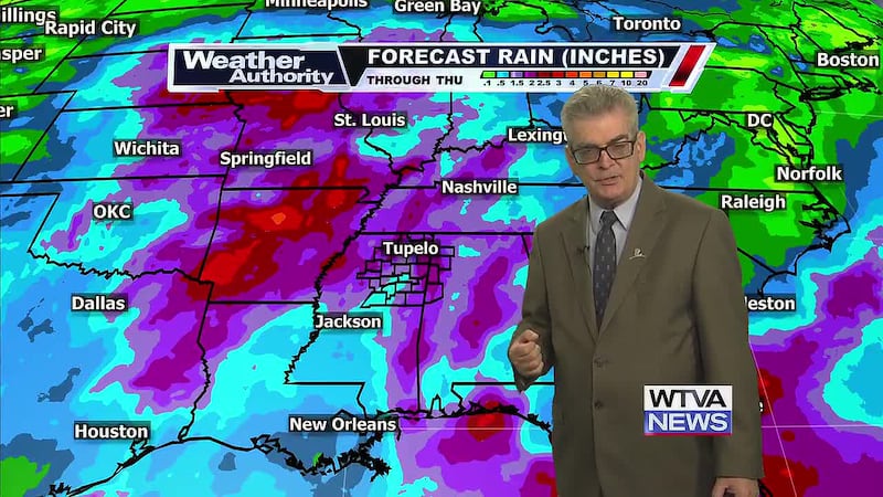 Better chances for some rainfall in a few days