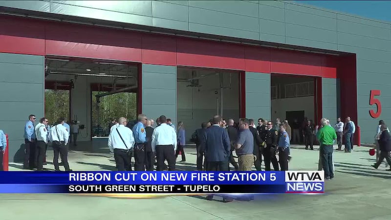 A new fire station has opened in Tupelo.