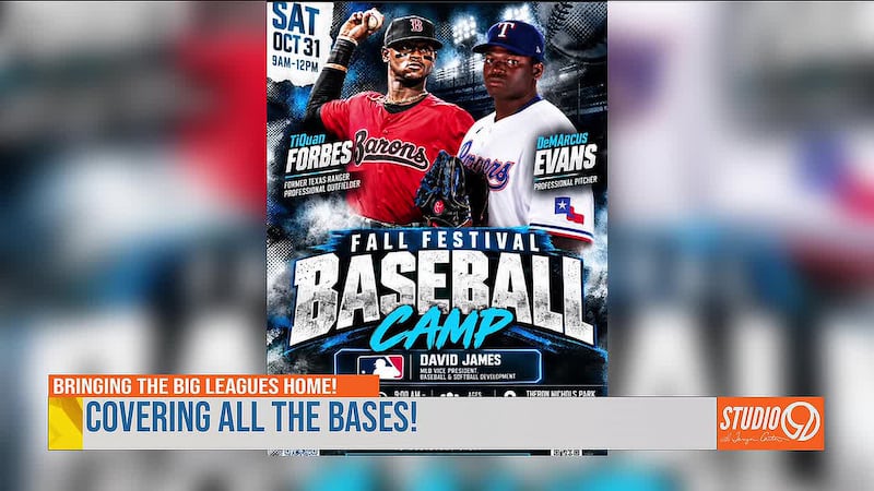 Pro pitcher DeMarcus Evans and pro outfielder Ti’Quan Forbes spoke about a free baseball camp.