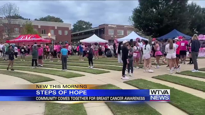 The Hope Continues 5k gathering brought the community together in Tupelo to bring awareness to...